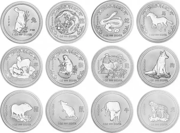 Australian Perth Mint Lunar Series
