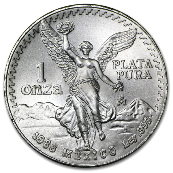 Mexican Silver Libertad 1986